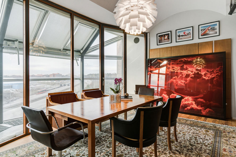 Fint och modernt konferensrum på kontorshotell i Nacka